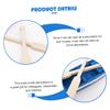 CIYODO 3sets Mini Rowboat Figurines Paddles Creative Resin and Boat Models for Fairy Garden Micro Landscapes Adorable Beach Scene Decor view 4