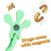 3D Printed 7.92-inch Magnet Frog Toy, Articulated 3D Printed Animals Toys, Can be Used for Refrigerator/Car Decoration. (Orange) view 4