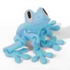 3D Printed 7.92-inch Magnet Frog Toy, Articulated 3D Printed Animals Toys, Can be Used for Refrigerator/Car Decoration. (Blue) view 1