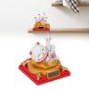 Nurnesy Solar Powered Lying Waving Lucky Cat - Wealth and Prosperity Decoration for Home & Car Dashboard, Ideal Housewarming Gift (Small Size) view 4