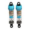 2 Pcs 76mm Aluminium Alloy RC Car Hydraulic, Oil Shock Damper for Smooth Riding, Easy Installation, Applicable for SCY 16101 16102 16103 16201 1/16 RC Car (Blue) view 1