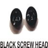 No Drill, Screwless Pickguard Mount Kit for Les Paul guitars (Pickguard not included) with BLACK Screws view 2