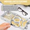 PioneerAnts Nest Farm for Live Ants and Queen - Ant Farms with Yellow Sand Observation Transparent Ant Farm for Adults 3D Printed Nest Ant Workshop Castle Ant Garden Queen (Kit-D) view 3