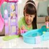 Barbie Dream Pool Playset with 6 Play Areas, Including Slide & Bubbling Hot Tub, Plus 20+ Accessories Like Pet, Floaties & More view 2