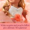 American Girl, Barbie, 18-inch Doll, Peaches n Cream Collector Doll with Blonde Hair, for Ages 8+ view 4