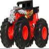 Hot Wheels Monster Trucks, Oversized Monster Truck, 1:24 Scale Die-Cast Toy Truck with Giant Wheels and Cool Designs view 2