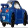 Hot Wheels Premium Car Culture Collectible Toy Car, 1:64 Scale Die-Cast Nissan Skyline R34 GTR, Timeless Icons Vehicle with Real Riders Tires view 2