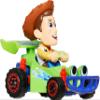 Hot Wheels RacerVerse, Set of 4 Die-Cars 1:64 Scale Toy Cars Optimized for Driving on Tracks with Pop Culture Characters as Drivers view 2