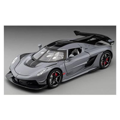 FEICHUAN Decorative car Model 1:22 for Jesko Die-cast Alloy Supercar Car Models Suitable for Decoration Party Gifts Decorative Crafts for Decoration(Gray)