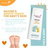 Aquatural Organic Baby Lotion for Newborn, Natural Face & Body Cream Moisturizer, Toddler, Delicate, Dry Skin - Gentle Kids Lotion Sensitive Skin, 10.14fl oz view 2