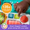 Fisher-Price Baby Push Toy 4-in-1 Snack Cart Walker Learning Activity, 14 Pieces for Pretend Play Infants Ages 6+ Months, Multilanguage Version view 3