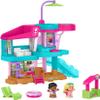 Fisher-Price Little People Toddler Toy Barbie Beach House Playset, Figures and Accessories for Preschool Pretend Play Kids Ages 18+ Months view 1