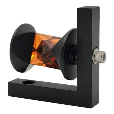 GRZ101 Replacement for Leica Prism 360 Degree Mini Survey Prism with L Bar Bracket Mount Total Station Prism (Copper Coated)