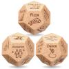 3 PCS Dice Set for Couples, Stocking Stuffers Gifts for Her Him, Anniversary Day Food Decision Dice Couple Gifts Girlfriend Boyfriend for Adults Valentines Birthday Wedding Food Dice view 1