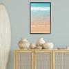 Stupell Industries Clear Waters Shore Framed Giclee Wall Art Design by Nataly White, Black Framed, 20 x 30 view 2