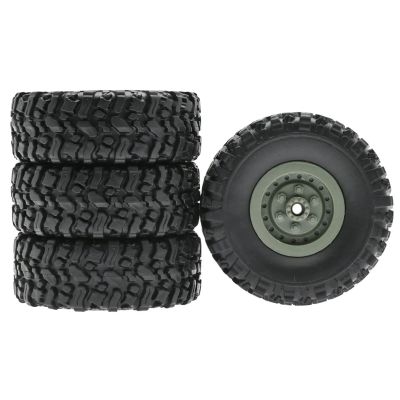 for WPL for B14 for B24 for B16 for B36 for C14 for C24 for C54 1/16 RC Car Upgrade Parts Spare Accessories 4pcs Tire Wheel Tyre Rc Car Tires(Color2)
