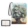4 Pockets Trading Card Album Holder Book Folder Sports Card Binder Tree Money 400 Double Side Pockets for 3 Ring Binder Zipper view 1