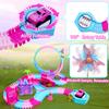 178 PCS Track Toy, Pink Racing Tracks Toys for 3 4 5 6 Year Old Girls, Flexible Tracks Car Magic Bendable Race Track Princess Toys with Light & Music for Toddlers, Kids and Girl Xmas Birthdays Gifts view 3