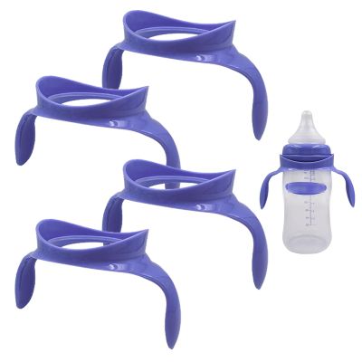 Baby Bottle Handles Compatible for Lansinoh Bottles, Feeding Bottles Holder Accessories, Pack of 4