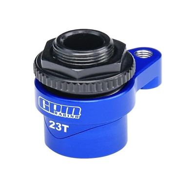 Aluminum 7075 Alloy 23T Servo Saver Set Horn With Built-In Spring For Traxxas 1:16 Mini Maxx/Mini Slash/XRT VXL 3S Monster Truck Upgrades - Blue