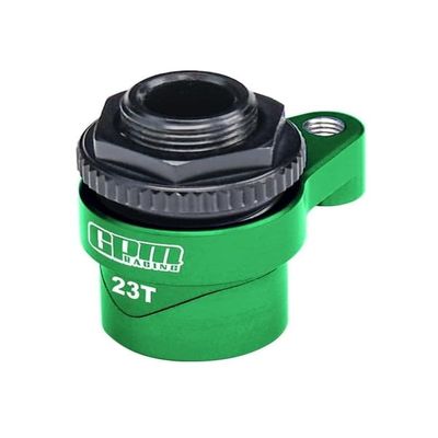 Aluminum 7075 Alloy 23T Servo Saver Set Horn With Built-In Spring For Traxxas 1:16 Mini Maxx/Mini Slash/XRT VXL 3S Monster Truck Upgrades - Green