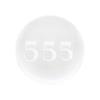 555 Angel Number Glass Crystal Ball with Inner Laser Engraving  Symbol of Positive Change, Spiritual Growth, and Transformation for Meditation, Energy, and Elegant Home Decor view 1