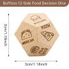 Buffsiss Date Night Dice for Couples, Fun Night Dating Decision Dice,Wooden Couple Dating dice, Love Dices, Food Decision Dices, Date Ideas for Couples,Gifts for Boyfriend-Girlfriend view 2