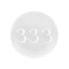 333 Angel Number Glass Crystal Ball with Inner Laser Engraving  Symbol of Divine Guidance, Love, and Protection for Spiritual Connection, Positive Energy, and Personal Growth view 1