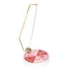 Gold-Tone Pendulum Decision Maker for Date Nights  Fun Activity Spinner with 6 Options (Walk, Movie, Dinner, Takeaway, Massage, Drinks), Playful Pink & Red Design, Compact & Interactive Decor view 1