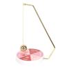 Gold-Tone Pendulum Decision Maker for Date Nights  Fun Activity Spinner with 6 Options (Walk, Movie, Dinner, Takeaway, Massage, Drinks), Playful Pink & Red Design, Compact & Interactive Decor view 3