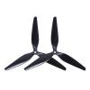 1 Pair HQprop 7x4.5x3 Propellers 7045 3 Paddles Leaf Propellers CW & CCW for FPVs 7" Long Distanced Drones Repair view 1