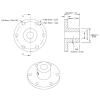 Alomejor Aluminum Flange Coupling,Lightweight Durable,RC Motor Mount Connector,Precision Engineered for Robotics Engineers,Drone Builders,RC Hobbyists view 3