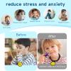 4 Pcs Fidget Toys Bulk Transformable Fidget Spinner for Kids and Adults, Stress Relief Sensory Toy Robot Spinner Toy for Valentines Day Gifts Easter Basket Stuffers (PurpleGreen) view 4