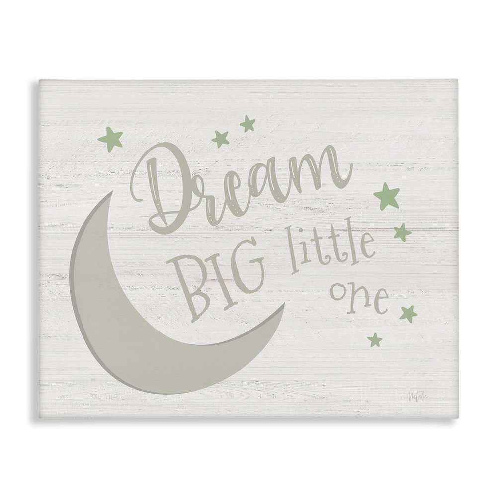 Stupell Industries Dream Big Little One Canvas Wall Art Design by Natalie Carpentieri, 48 x 36