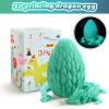 LEWELLRY 15" 3D Printed Dragon Egg,Christmas Birthday Toys, Stocking Stuffers Gift, Articulated Crystal Cool Fidget Dragon for Girls Boys Kids Ages 3,4, 5, 6,7, 8,9,10,11,12 Years Old view 2