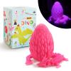 LEWELLRY 15" 3D Printed Dragon Egg,Christmas Birthday Toys, Stocking Stuffers Gift, Articulated Crystal Cool Fidget Dragon for Girls Boys Kids Ages 3,4, 5, 6,7, 8,9,10,11,12 Years Old view 1