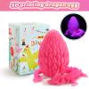 LEWELLRY 15" 3D Printed Dragon Egg,Christmas Birthday Toys, Stocking Stuffers Gift, Articulated Crystal Cool Fidget Dragon for Girls Boys Kids Ages 3,4, 5, 6,7, 8,9,10,11,12 Years Old view 2