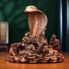 daDINGshun Brass Snake Ornament Chinese Zodiac Snake Ornament Office Living Room Decoration view 3