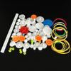 83PCS Small Gear Kit Plastic Gears Belt Pulley Single Gear Spindle Gear Small Motor Gears for DC Motor RC Car Robot Model Toy DIY Gear Replacement (83) view 1