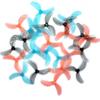 12Pair Gemfan 45MM 3-Blade Propeller Props 1.5mm Hole for FPV Quadcopter Freestyle Toothpick Micro FPV Racing Drone 12CW+12CCW view 2