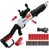Bugrtey Shell Ejecting Toy Shotgun Toys with 20 Soft Bullets 12 Shells 1 Scope Two Modes Toy Shotgun Outdoor Games Gifts for Christmas Halloween Birthday view 1