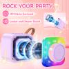 MicQutr Karaoke Machine with 2 Microphones for Kids, Toys Birthday Gifts for Ages 3-12 Years Old Girls Boys, Mini Karaoke Microphone with Protable Bluetooth Speaker for Singing Party Outdoor Play view 2
