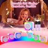 MicQutr Karaoke Machine with 2 Microphones for Kids, Toys Birthday Gifts for Ages 3-12 Years Old Girls Boys, Mini Karaoke Microphone with Protable Bluetooth Speaker for Singing Party Outdoor Play view 4