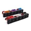 Motor Dual Cooling Fans Heatsink 540 550 3650 3660 3670 Radiator 36mm 5V-7.4V for 1/10 1/8 RC Car Ship Part Aluminum Alloy(Purple) view 2