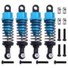 4Pcs Aluminum Shock Absorber Assembled Replacement A949-55 for 1/18 WLtoys A959 RC Car A969 A979 K929 Upgrade Parts Blue view 1