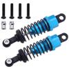 4Pcs Aluminum Shock Absorber Assembled Replacement A949-55 for 1/18 WLtoys A959 RC Car A969 A979 K929 Upgrade Parts Blue view 3