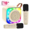MicQutr Karaoke Machine with 2 Microphones for Kids, Toys Birthday Gifts for Ages 3-12 Years Old Girls Boys, Mini Karaoke Microphone with Protable Bluetooth Speaker for Singing Party Outdoor Play view 1