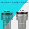 2Pcs Eyepiece Cover Stereo Microscope Flat Angle Rubber Eyepiece Protector Eye Guards Eyeshields Cups Replacement for 4042mm Interface view 3