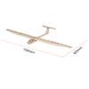 Alomejor Plane Dancing Hobby Balsa Airplane KIT DIY Assemble for New Players with Great Stability view 3