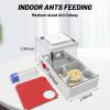 PioneerAnts Ant Farms with Yellow Sand and Tool Kit-Transparent Ant Farm for Adults 3D Printed Ant Nest Workshop Castle Ant Garden for Live Ants and Queen (Model-A) view 2